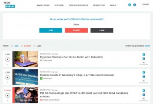 Promote your startup event on techberlin and have it voted up